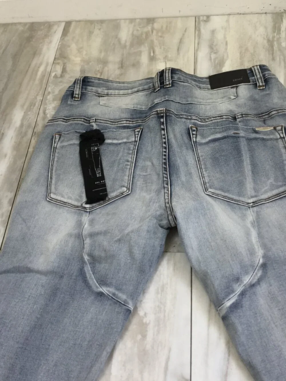 Kollar 203 Rockstars Classic Skinny Distressed Jean 34